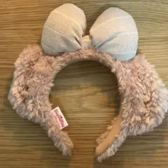 ディズニー リボン付きカチューシャ ベージュ