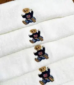 ポロベアラルフローレン　バスタオル　刺繍