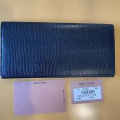 新品未使用 COMME CA DU MODE 札入れ長財布　牛革　黒のサムネイル