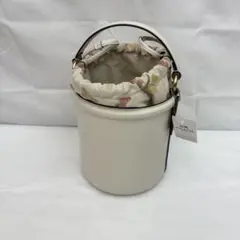 COACH コーチ ホワイト バッグ ドローストリングバケットバッグ レディース