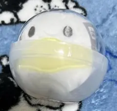 サンリオキャラクターズ はぴだんぶい ふわふわフェイス巾着 あひるのペックル