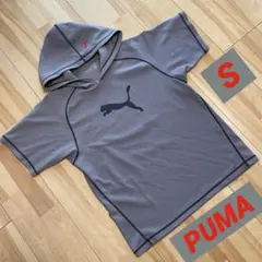 PUMA プーマ 半袖パーカー グレー S