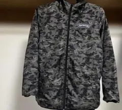 OUTDOOR 迷彩柄 フード付きジャケット 160