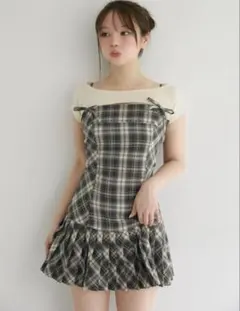 2026年最新】andmary cecily check long dressの人気アイテム - メルカリ
