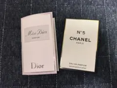 Miss Dior & N°5 CHANEL 香水サンプルセット
