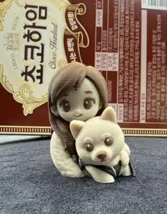 フィギュア 女の子と柴犬の置物のサムネイル