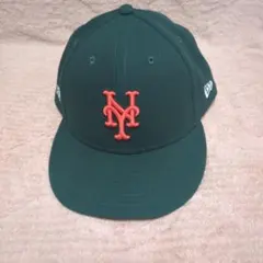 New Era 大きめサイズ8 ニューヨーク・メッツ ダークグリーン