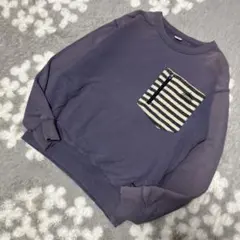 紫トレーナー☆オーシャンアンドグラウンド、グローバルワーク、ニードルワークス他