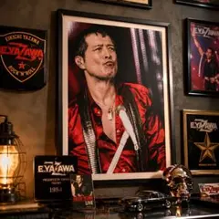 矢沢永吉 ライブフォト ポスター 額装 YAZAWA 矢沢永吉 ライブフォト レア品！貴重な額付きポスター - メルカリ
