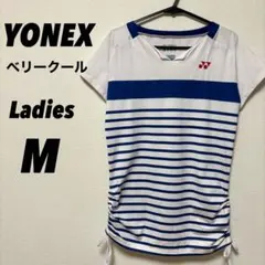 ヨネックス ゲームシャツ テニスウェア バドミントン レディース M ボーダー