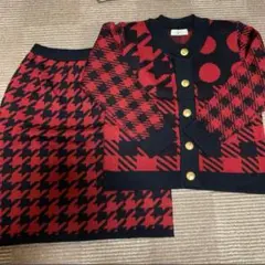 ニット セットアップ レトロ