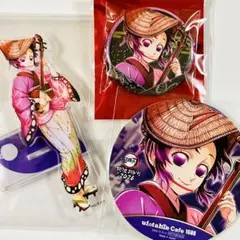 胡蝶しのぶ アクリルスタンド 缶バッジ コースター ウエハース カード 鬼滅の刃 阿波おどり アクリルスタンド 缶バッジ コースター 胡蝶