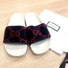 GUCCI シェリーライン インターロッキングG サンダル スリッパ サイズ8