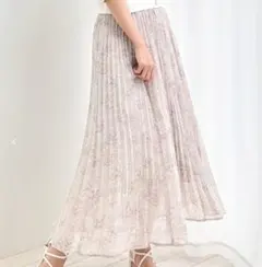 INGNI　花柄プリーツスカートのサムネイル