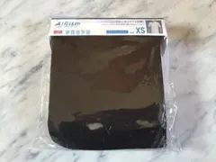 新品ユニクロUNIQLOエアリズムコットンクルーネックT半袖XS黒ブラック