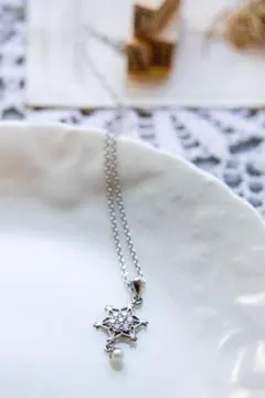 snowデザイン シルバーネックレス