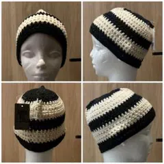 ANNA SUI アナスイ　ニット帽　ざっくり編み　毛100%タグ付　古着屋購入