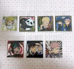 呪術廻戦 ウエハース 虎杖悠仁 伏黒恵 石流龍 星綺羅羅 秤金次 パンダ シール