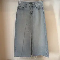 ユニクロ　デニムスカート(カットオフ、スリット) サイズ64