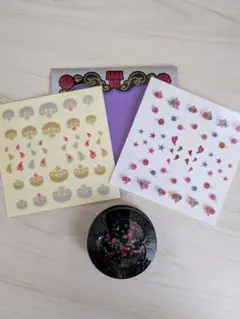 【最終処分】ANNA SUI 新品ネイルシールセット＆中古ストーン