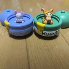 プーさんハニーポットガチャガチャ　ティガーとピグレット　安心匿名配送