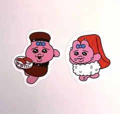 【2枚セット】おぱんちゅうさぎ スシロー ピック 店員さん　お寿司　 銀色