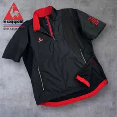 美品 le coq sportif GOLF 半袖 暴風ジャケット サイズM 黒
