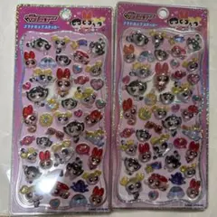 パワーパフガールズ ボンボンドロップシール プチドロステッカー⭐︎2枚セット⭐︎