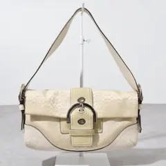 y2k coach soho shoulder bag signature