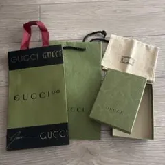 GUCCI ショップ袋 箱 リボン 巾着 セット - メルカリ