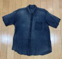 45rpm & チェック柄 半袖シャツ サイズ6