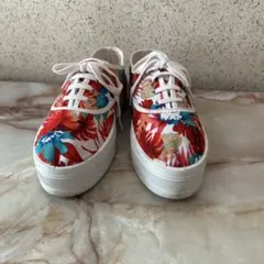 ザラ　 厚底　花柄スニーカー　39