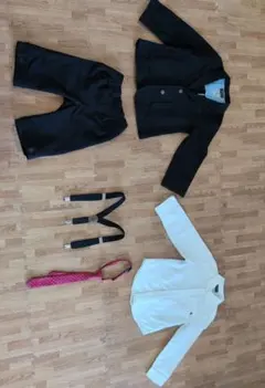 入学式 結婚式フォーマルスーツ 120cm ネクタイ付き