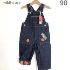 タグ付き新品  ミキハウス  ヴィンテージ  デニムオーバーオール  希少