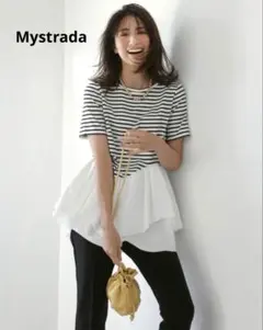 Mystrada マイストラーダ ペプラムドッキングカットソー　36のサムネイル