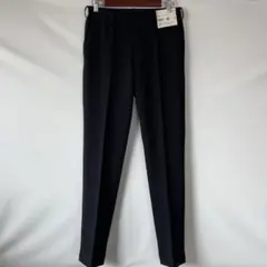 ユニクロ 感動パンツ ウールライク M相当 ネイビー ウォッシャブル 未使用品