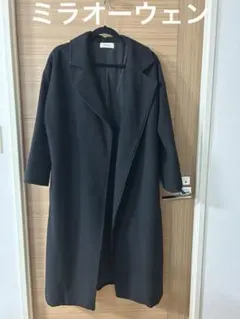 Mila Owen ブラック ロングコート