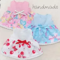 メルちゃん ハンドメイド ワンピース 3枚セット