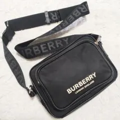 Burberry バーバリー ノバチェック ショルダーバッグ 黒 ボディバッグ