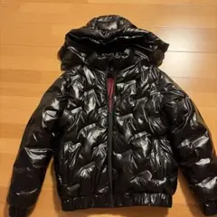テカテカダウンジャケット ブラック