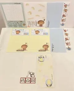 サンエックス　こげぱん　たれぱんだ　メモ帳　7枚セット　シール1枚