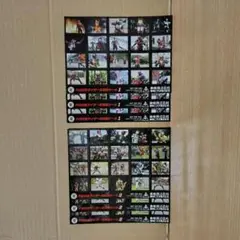 平成 仮面ライダー 名場面シール　1+2