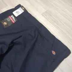 Dickies874デッドストック ワークパンツ ネイビー スラックス44-34