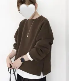 AMERICAN HOLIC サイドスリットポンチプルオーバー