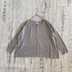 n2633 レプシィム 長袖Tシャツ オーバーサイズ シンプル クルーネック 春