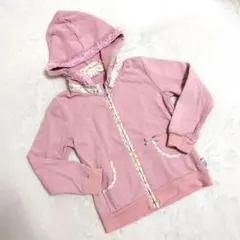 panpantutu パンパンチュチュ フード付きピンクパーカー 110cm