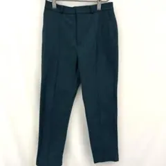 cafe tabi スラックス LLサイズ ダークグリーン裏起毛 ストレッチ