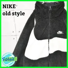 《人気デザイン》ナイキ NIKE☆リバーシブル ボアフリース 2XL ブラック