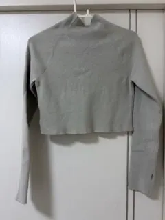 ラメハイネックニット mystic アイボリー