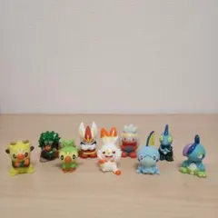 ポケモン　指人形　エースバーン　ゴリランダー　インテレオン　進化セット